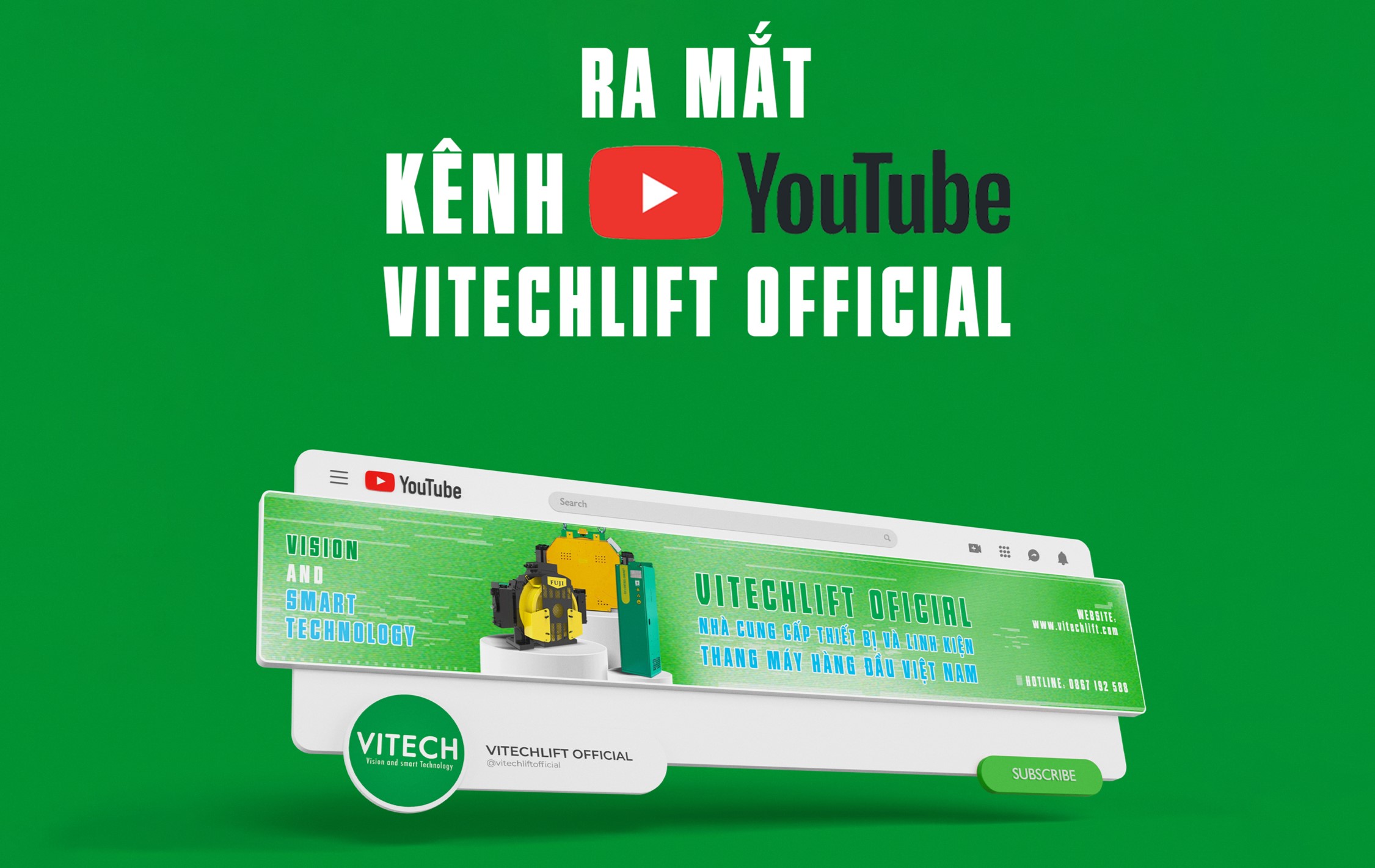 VITECH CHÍNH THỨC RA MẮT KÊNH YOUTUBE